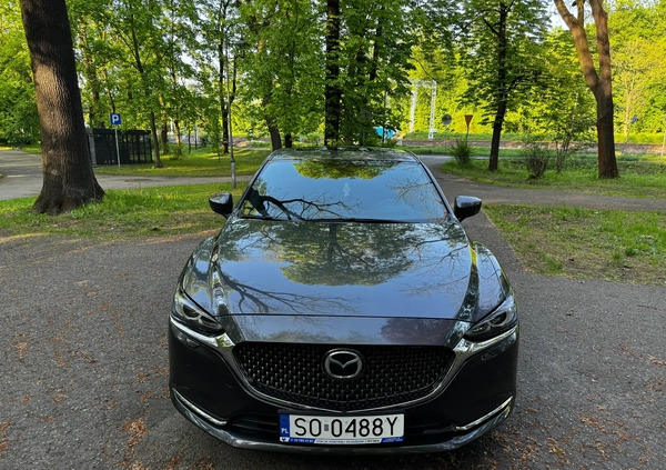 Mazda 6 cena 69900 przebieg: 189000, rok produkcji 2018 z Sosnowiec małe 742